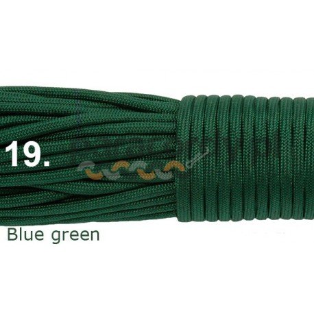 Paracord 550 linka kolor blue green