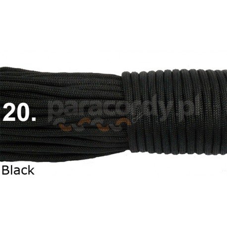 Paracord 550 linka kolor black