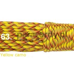 Paracord 550 linka kolor yellow camo