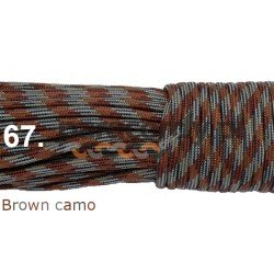 Paracord 550 linka kolor brown camo