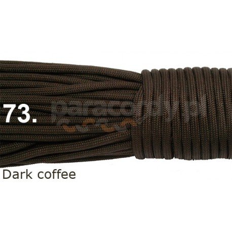 Paracord 550 linka kolor dark coffe