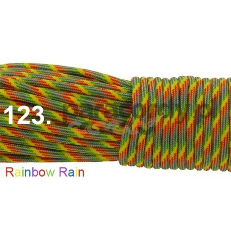 Paracord 550 linka kolor rainbow rain