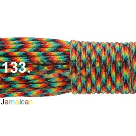 Paracord 550 linka kolor jamaican