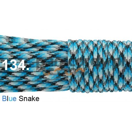 Paracord 550 linka kolor blue snake