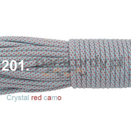 Paracord 550 linka crystal red camo