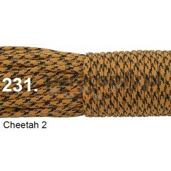 Paracord 550 linka kolor cheetah 2