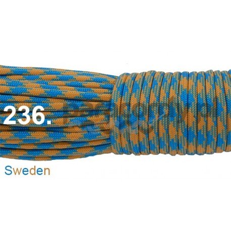 Paracord 550 linka kolor sweden