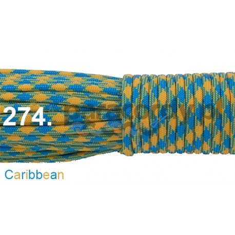 Paracord 550 linka kolor caribbean