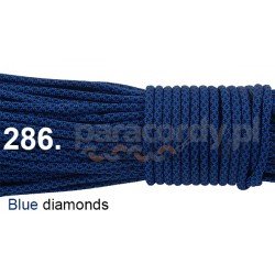 Paracord 550 linka kolor blue diamonds