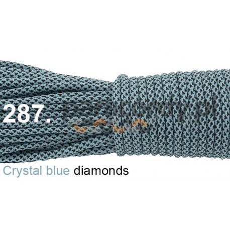 Paracord 550 linka kolor crystal blue diamonds