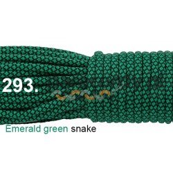 Paracord 550 linka kolor emerald green snake