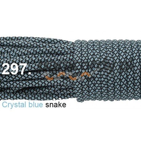 Paracord 550 linka kolor crystal blue snake