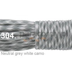 Paracord 550 linka kolor neutral grey white camo