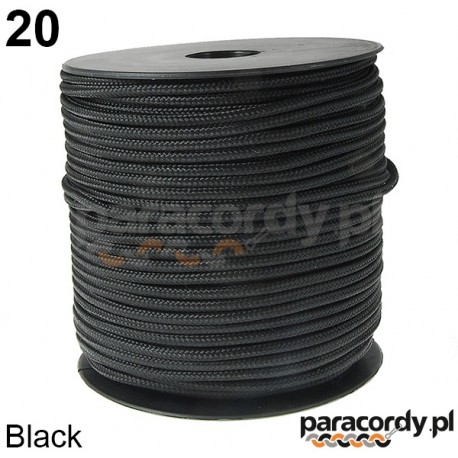 Paracord 220 linka kolor black