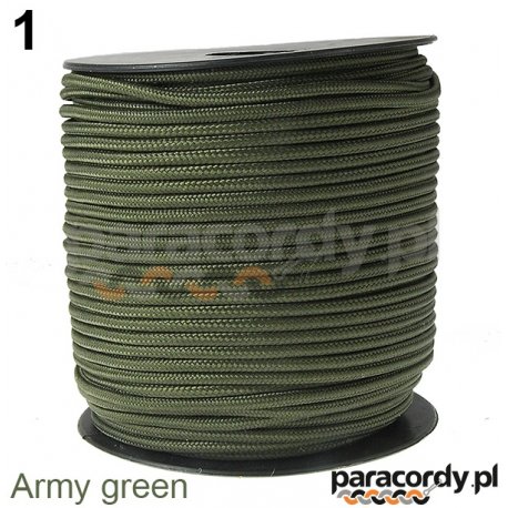 Paracord 220 minicord linka kolor army green