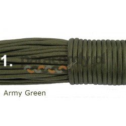 Paracord 550 kolor army green